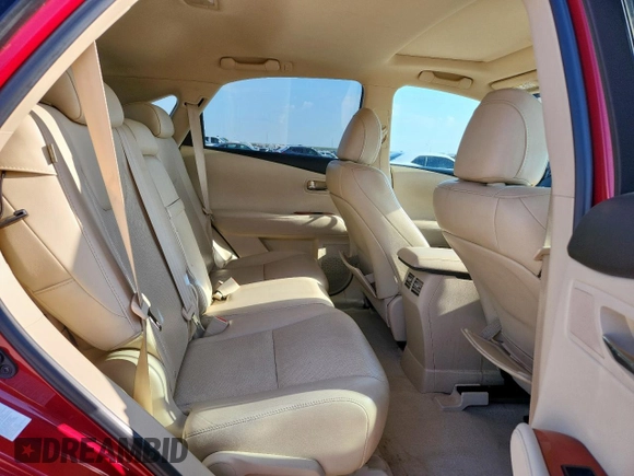 2010 Lexus RX 350 with VIN 2T2ZK1BA0AC003898, listed as a Copart auction lot 63350005 with 117,926 mi miles and Salvage title. Bid and sale history available at DreamBid. Image 11.
