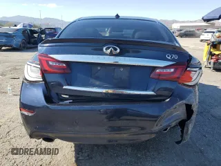 2016 Infiniti Q70 with VIN JN1BY1AP6GM220512, listed as a Copart auction lot 59299085 with 156,087 mi miles and Salvage title. Bid and sale history available at DreamBid. Image 6.