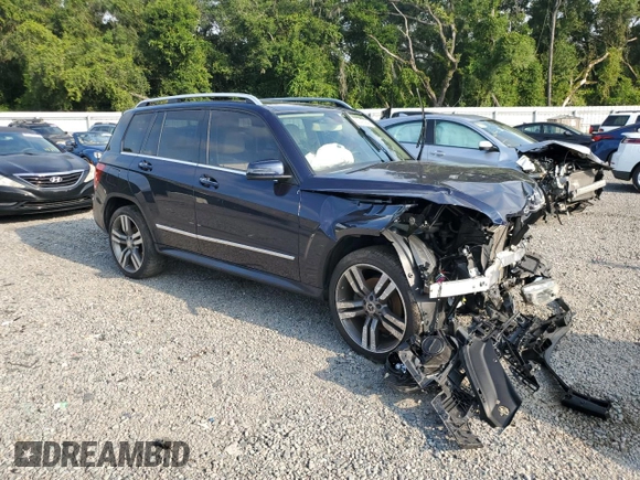 2014 Mercedes-Benz GLK 350 with VIN WDCGG8JBXEG328690, listed as a Copart auction lot 66343584 with 87,315 mi miles and Salvage Title. Bid and sale history available at DreamBid. Image 4.