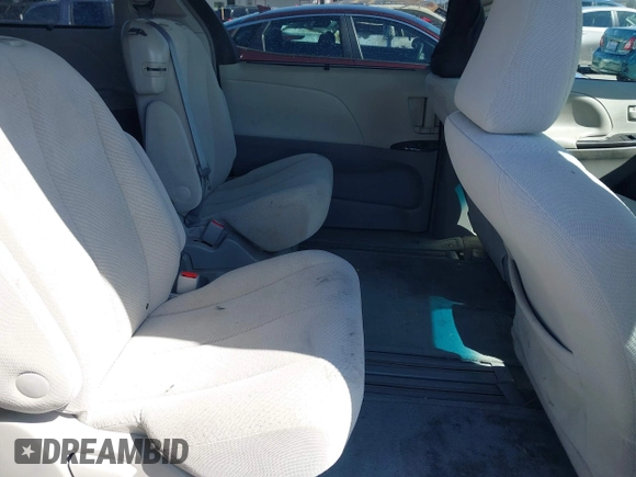 2012 Toyota Sienna LE AAS with VIN 5TDKK3DC6CS234136, listed as a IAAI auction lot 42064491 with 103,925 mi miles. Bid and sale history available at carsss.com. Image 8.