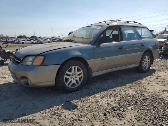 2001 Subaru Legacy Wagon Outback w/RB Equip with VIN 4S3BH665617629830, listed as a Copart auction lot 87467084 with 187,309 mi miles and Salvage Title. Bid and sale history available at carsss.com. Image 1.