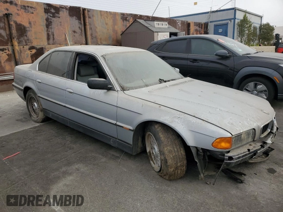 1995 BMW 7 Series 740i with VIN WBAGF6324SDH08566, listed as a Copart auction lot 86074374 with 0 mi miles and Clean Title. Bid and sale history available at carsss.com. Image 4.