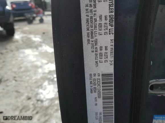 2014 Dodge Charger RT Plus with VIN 2C3CDXCT1EH256560, listed as a Copart auction lot 42019805 with 133,745 mi miles and Salvage Title. Bid and sale history available at carsss.com. Image 13.