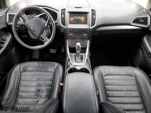 2015 Ford Edge SEL with VIN 2FMTK4J93FBB95798, listed as a Copart auction lot 45141195 with 89,310 mi miles and Salvage Title. Bid and sale history available at carsss.com. Image 8.