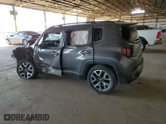 2017 Jeep Renegade Altitude with VIN ZACCJABB8HPG36797, listed as a Copart auction lot 57436575 with Not provided miles and Salvage title. Bid and sale history available at DreamBid. Image 2.