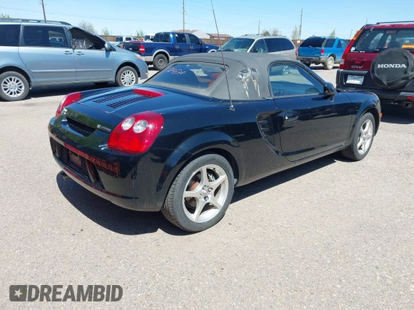2003 Toyota MR2 with VIN JTDFR320530058205, listed as a IAAI auction lot 42184538 with 112,933 mi miles and . Bid and sale history available at DreamBid. Image 4.