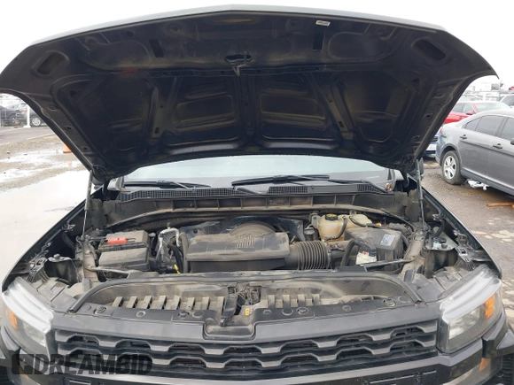 2021 Chevrolet Silverado 1500 Custom Trail Boss with VIN 3GCPYCEF4MG147073, listed as a IAAI auction lot 41786919 with 89,749 mi miles and . Bid and sale history available at DreamBid. Image 10.