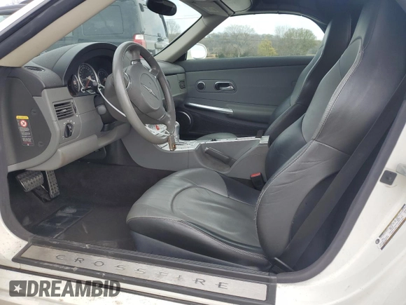 2006 Chrysler Crossfire Limited z VIN 1C3AN65L96X062075, wystawiony jako Copart lot #80575414 z przebiegiem 89 010 mil mil oraz Tytuł czysty. Historia ofert i sprzedaży dostępna na DreamBid. Obrazek 7.