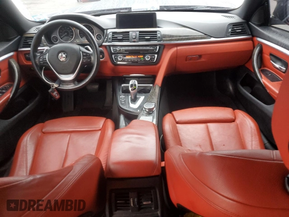 2015 BMW 4 Series 428i xDrive with VIN WBA4C9C54FG135161, listed as a Copart auction lot 59754515 with 140,518 mi miles and Salvage title. Bid and sale history available at DreamBid. Image 8.