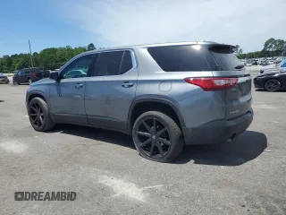2020 Chevrolet Traverse LS with VIN 1GNERFKW8LJ139668, listed as a Copart auction lot 57996795 with 132,453 mi miles and Salvage title. Bid and sale history available at DreamBid. Image 2.