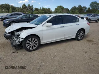 2015 Honda Accord EX-L с VIN 1HGCR2F8XFA012690, выставлен на аукционе Copart как лот 57236015 с пробегом 62 606 миль миль и На запчасти • Non repairable. История ставок и продаж доступна на DreamBid. Изображение 1.