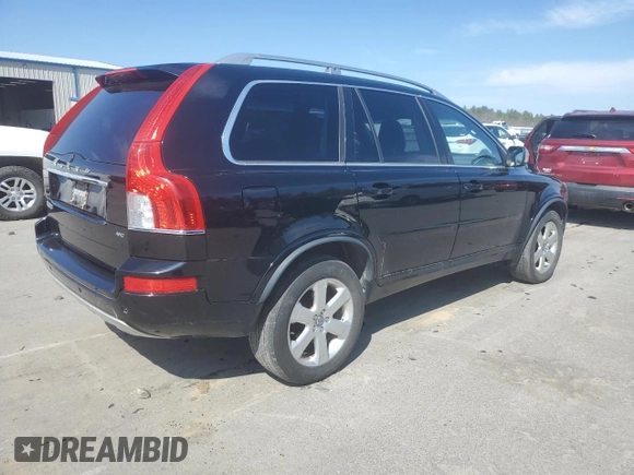 2013 Volvo XC90 Premier Plus with VIN YV4952CZ9D1629817, listed as a Copart auction lot 54617545 with 122,213 mi miles and Clean Title. Bid and sale history available at carsss.com. Image 3.