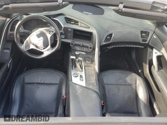 2019 Chevrolet Corvette Grand Sport 1LT with VIN 1G1YW2D73K5114299, listed as a Copart auction lot 82214464 with 56,131 mi miles and Salvage title. Bid and sale history available at DreamBid. Image 8.