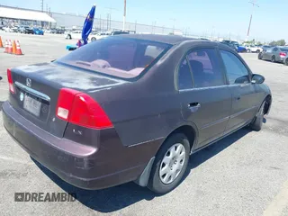 2001 Honda Civic LX z VIN 1HGES16551L011070, wystawiony jako IAAI lot #42294129 z przebiegiem 184 020 mil mil oraz . Historia ofert i sprzedaży dostępna na DreamBid. Obrazek 4.