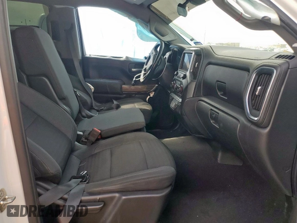 2020 Chevrolet Silverado 1500 LT with VIN 3GCPWCED8LG265694, listed as a Copart auction lot 48019665 with 0 mi miles and Salvage Title. Bid and sale history available at carsss.com. Image 7.