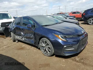 2022 Toyota Corolla SE with VIN 5YFS4MCE3NP116527, listed as a Copart auction lot 49417575 with 35,907 mi miles and Salvage Title. Bid and sale history available at carsss.com. Image 4.