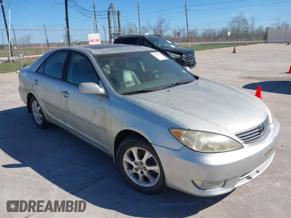 2005 Toyota Camry LE with VIN JTDBF32KX50162491, listed as a IAAI auction lot 41828892 with 98,541 mi miles and . Bid and sale history available at DreamBid. Image 1.