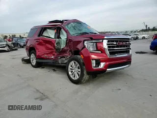 2021 GMC Yukon SLT with VIN 1GKS1BKD9MR416572, listed as a Copart auction lot 77548524 with 24,436 mi miles and Non Repairable. Bid and sale history available at carsss.com. Image 15.