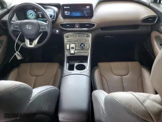 2022 Hyundai Santa Fe Hybrid SEL Premium with VIN KM8S3DA15NU033599, listed as a Copart auction lot 47402664 with 29,728 mi miles. Bid and sale history available at carsss.com. Image 8.