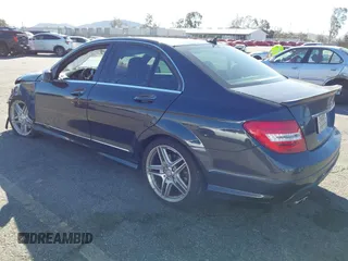 2012 Mercedes-Benz C 350 Sport with VIN WDDGF5HB2CR196979, listed as a IAAI auction lot 41643452 with 119,436 mi miles and . Bid and sale history available at DreamBid. Image 3.