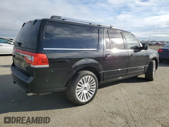 2017 Lincoln Navigator Reserve z VIN 5LMJJ3LT4HEL00091, wystawiony jako Copart lot #46262175 z przebiegiem 105 679 mil mil oraz Szkoda całkowita • Salvage title. Historia ofert i sprzedaży dostępna na DreamBid. Obrazek 3.