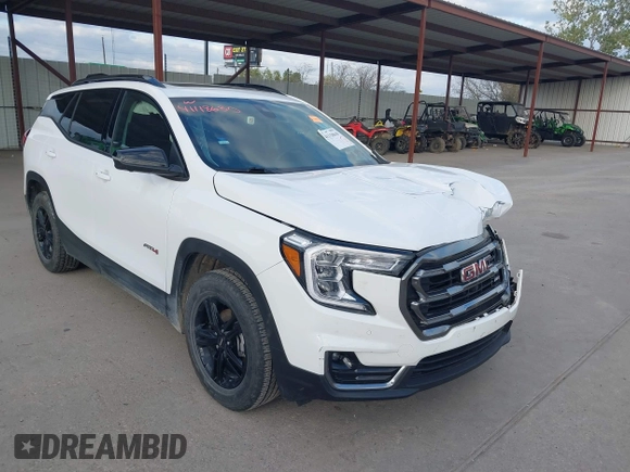 2022 GMC Terrain AT4 z VIN 3GKALYEV1NL296739, wystawiony jako IAAI lot #41118630 z przebiegiem 28 366 mil mil oraz . Historia ofert i sprzedaży dostępna na DreamBid. Obrazek 1.