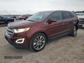 2015 Ford Edge Titanium z VIN 2FMPK3K95FBB20675, wystawiony jako Copart lot #53757845 z przebiegiem 130 465 mil mil oraz Szkoda całkowita • Salvage title. Historia ofert i sprzedaży dostępna na DreamBid. Obrazek 1.
