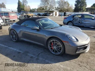 2023 Porsche 911 Carrera S with VIN WP0CB2A91PS248028, listed as a Copart auction lot 44021485 with 5,100 mi miles and Salvage Title. Bid and sale history available at carsss.com. Image 4.