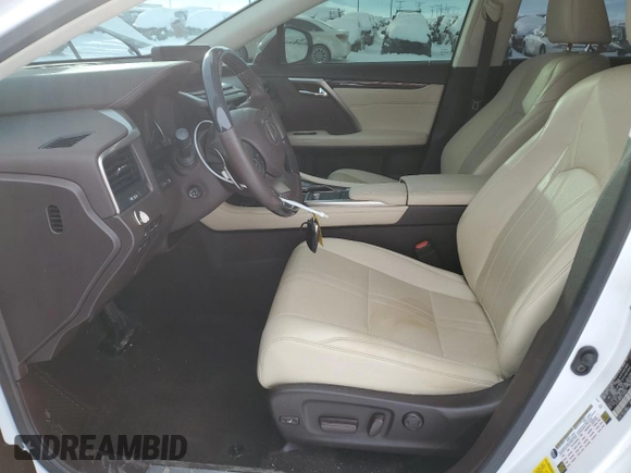 2020 Lexus RX 350 with VIN 2T2JZMDA0LC248405, listed as a Copart auction lot 45386675 with 36,049 mi miles and Salvage title. Bid and sale history available at DreamBid. Image 7.
