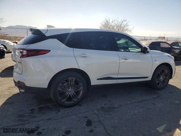2021 Acura RDX w/A-Spec Package with VIN 5J8TC1H60ML015168, listed as a Copart auction lot 44154815 with 44,950 mi miles and Salvage Title. Bid and sale history available at carsss.com. Image 3.