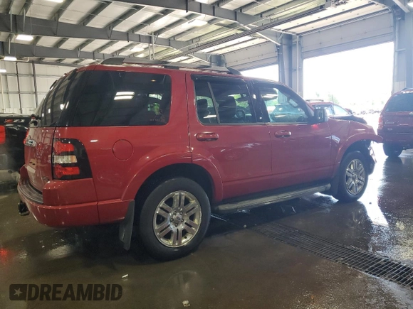 2010 Ford Explorer Limited with VIN 1FMEU7F82AUB03104, listed as a Copart auction lot 62063464 with 105,267 mi miles and Salvage Title. Bid and sale history available at carsss.com. Image 3.
