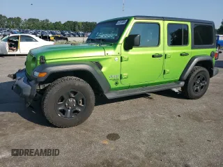 2019 Jeep Wrangler Unlimited Sport с VIN 1C4HJXDG3KW568971, выставлен на аукционе Copart как лот 61813995 с пробегом 80 397 миль миль и Списание • Salvage title. История ставок и продаж доступна на DreamBid. Изображение 1.
