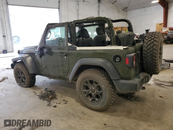 2021 Jeep Wrangler Willys z VIN 1C4GJXAG9MW766912, wystawiony jako Copart lot #52602135 z przebiegiem 35 850 mil mil oraz Szkoda całkowita • Salvage title. Historia ofert i sprzedaży dostępna na DreamBid. Obrazek 2.