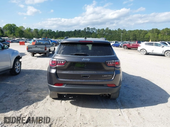 2020 Jeep Compass Limited with VIN 3C4NJCCB4LT218595, listed as a IAAI auction lot 42017002 with 90,737 mi miles and . Bid and sale history available at DreamBid. Image 16.