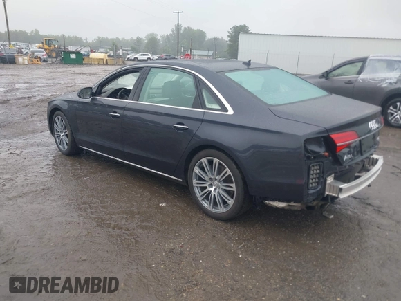 2015 Audi A8 4.0T with VIN WAU32AFD2FN026356, listed as a IAAI auction lot 42330082 with 44,857 mi miles and . Bid and sale history available at DreamBid. Image 3.