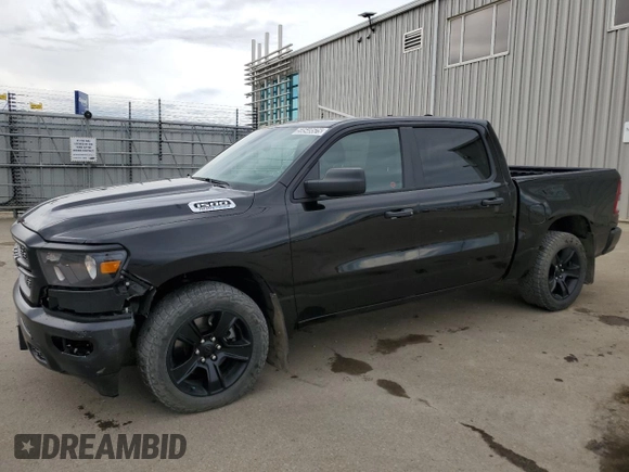 2024 Ram 1500 Tradesman z VIN 1C6SRFGT8RN212220, wystawiony jako Copart lot #59548525 z przebiegiem 64 164 mil mil oraz Czysty tytuł • Clean title. Historia ofert i sprzedaży dostępna na DreamBid. Obrazek 1.