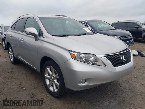 2010 Lexus RX 350 with VIN 2T2ZK1BA2AC031752, listed as a IAAI auction lot 41712099 with 164,871 mi miles. Bid and sale history available at carsss.com. Image 1.