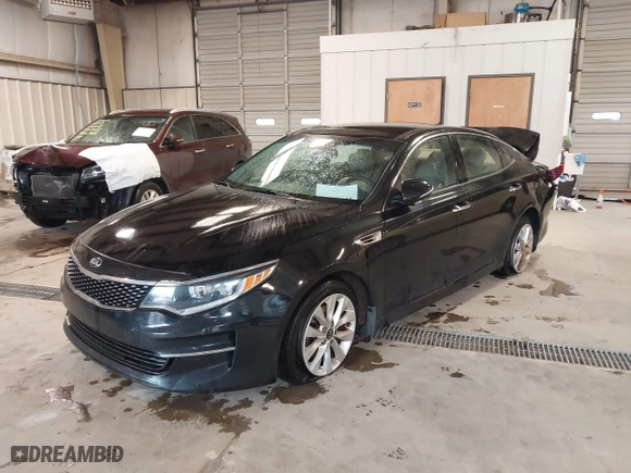 2018 Kia Optima EX with VIN 5XXGU4L30JG182878, listed as a IAAI auction lot 41733244 with 134,642 mi miles. Bid and sale history available at carsss.com. Image 18.