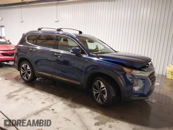 2020 Hyundai Santa Fe Limited with VIN 5NMS5CAA8LH304233, listed as a IAAI auction lot 41288073 with 60,207 mi miles. Bid and sale history available at carsss.com. Image 1.