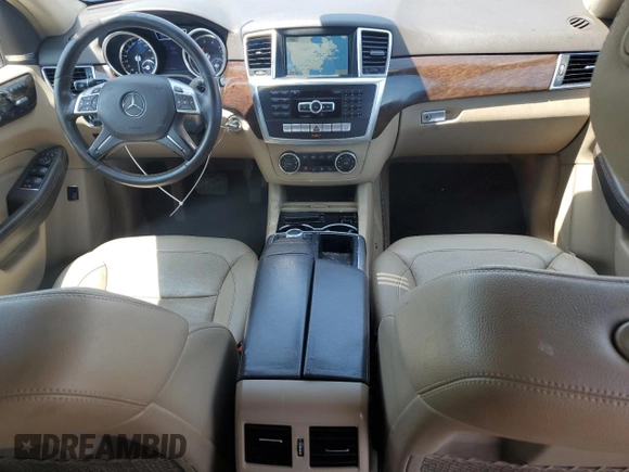 2014 Mercedes-Benz M 350 with VIN 4JGDA5HB0EA359718, listed as a Copart auction lot 58902625 with 120,480 mi miles and Salvage title. Bid and sale history available at DreamBid. Image 8.