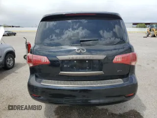 2013 Infiniti QX56 with VIN JN8AZ2NE2D9040452, listed as a Copart auction lot 55810675 with 219,713 mi miles and Clean Title. Bid and sale history available at DreamBid. Image 6.