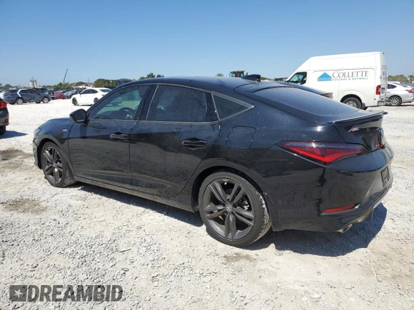 2024 Acura Integra w/A-Spec Package with VIN 19UDE4H30RA002395, listed as a Copart auction lot 48757405 with 7,493 mi miles and Salvage Title. Bid and sale history available at carsss.com. Image 2.