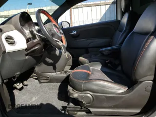 2014 FIAT 500e with VIN 3C3CFFGE8ET266784, listed as a Copart auction lot 44840835 with 63,989 mi miles and Clean Title. Bid and sale history available at carsss.com. Image 7.