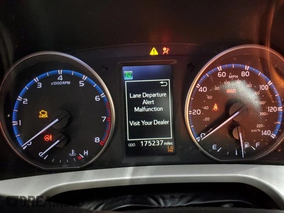 2018 Toyota RAV4 LE with VIN 2T3ZFREV0JW465017, listed as a Copart auction lot 45812365 with 175,237 mi miles and Salvage Title. Bid and sale history available at carsss.com. Image 9.