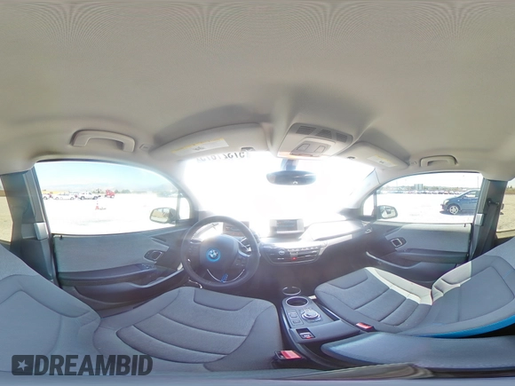 2017 BMW i3 with VIN WBY1Z8C51HV889551, listed as a Copart auction lot 57327875 with 65,437 mi miles and Salvage title. Bid and sale history available at DreamBid. Image 15.