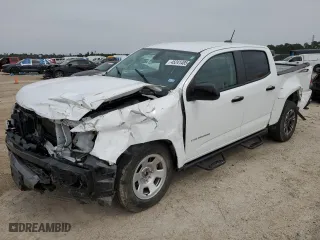 2021 Chevrolet Colorado 2WD Z71 with VIN 1GCGSDEN1M1200745, listed as a Copart auction lot 45241485 with 44,863 mi miles and Salvage Title. Bid and sale history available at carsss.com. Image 1.