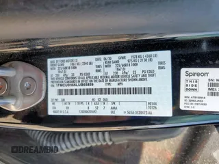 2020 Ford Escape SEL with VIN 1FMCU0H66LUB65859, listed as a Copart auction lot 60489845 with 93,019 mi miles and Salvage title. Bid and sale history available at DreamBid. Image 13.