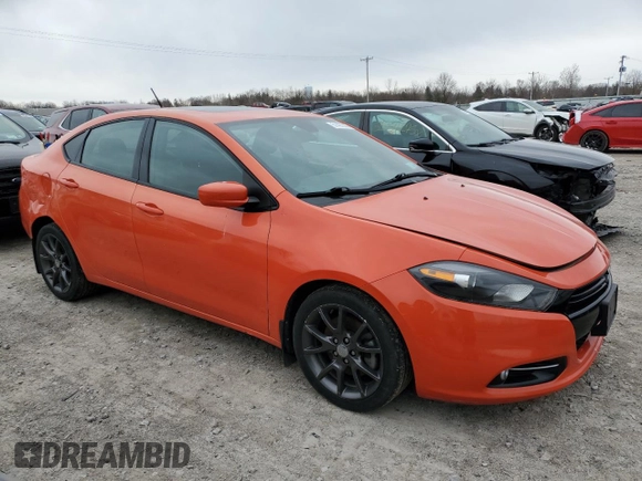 2015 Dodge Dart SXT with VIN 1C3CDFBB1FD301417, listed as a Copart auction lot 51427565 with 129,131 mi miles and Salvage Title. Bid and sale history available at carsss.com. Image 4.