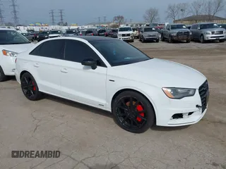 2016 Audi A3 Premium with VIN WAUB8GFF0G1061582, listed as a IAAI auction lot 41821780 with 94,340 mi miles and . Bid and sale history available at DreamBid. Image 1.