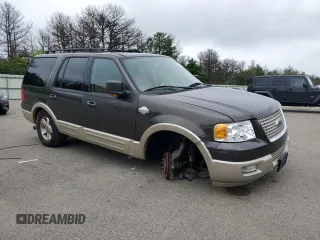 2006 Ford Expedition Eddie Bauer with VIN 1FMFU18596LA16723, listed as a Copart auction lot 64029965 with 152,012 mi miles and Salvage title. Bid and sale history available at DreamBid. Image 4.